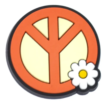 Peace Symbol with flower