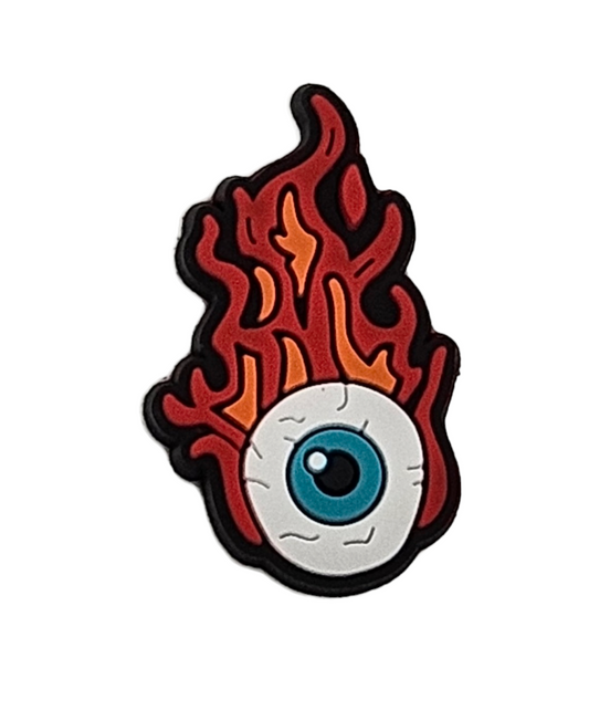 Eyeball with Flame